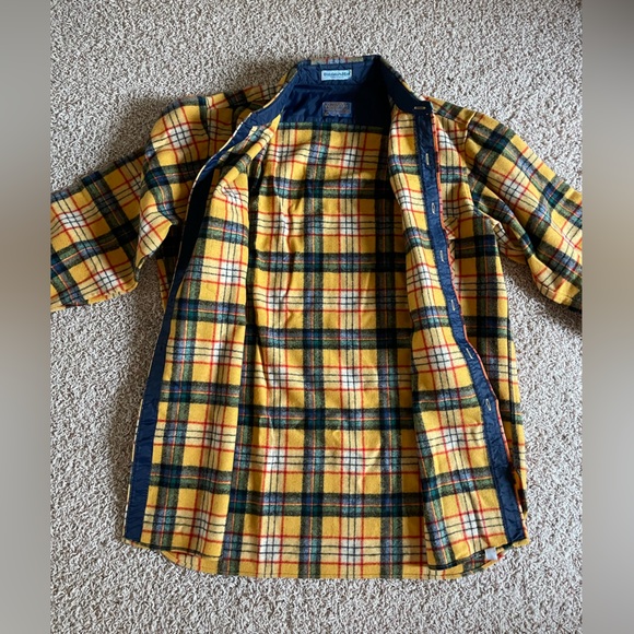 Pendleton Yellow Plaid Flannel Shirt - Picture 2 of 6